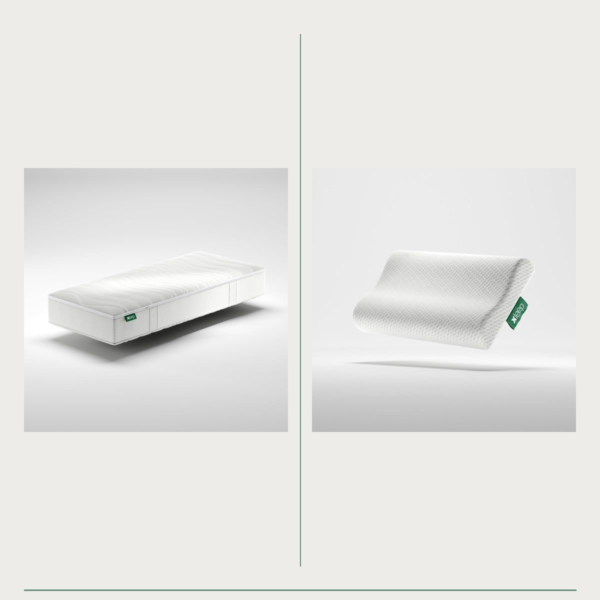 Das xleep Schlaf-System – flexleep 4.0 Matratze und nexleep Ergonomie-Kissen im Bundle